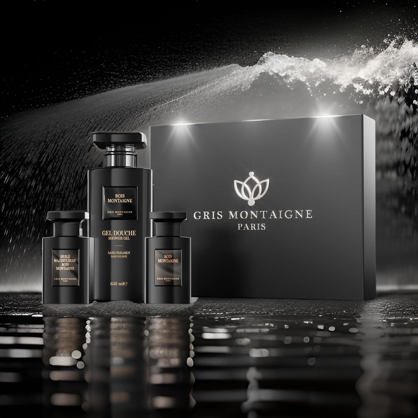 COFFRET GRIS MONTAIGNE - BOIS MONTAIGNE